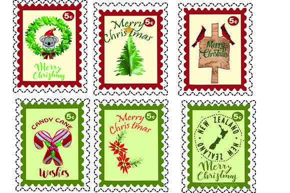 6 Christmas Stamps Embroidery Design Review