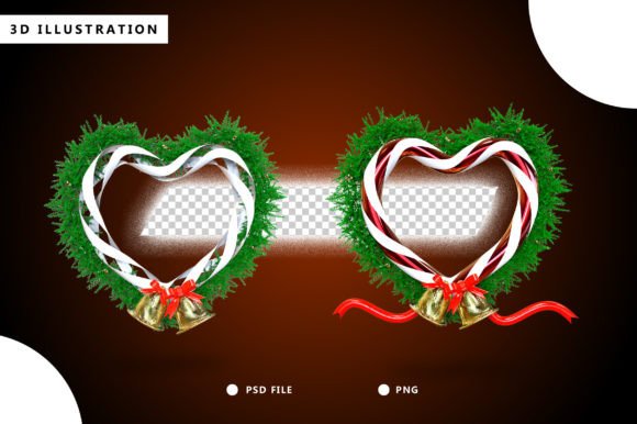 Christmas Ornament Candy Cane Illustrations