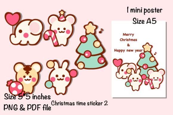Christmas Time Sticker Mini Poster 2 Review