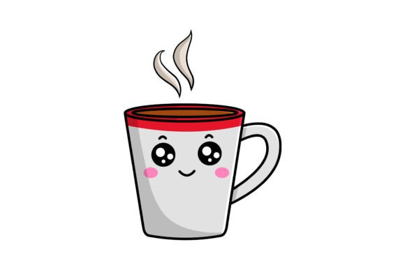 Cute Christmas Character Hot Chocolate: Festive Illustrations for Local Brands