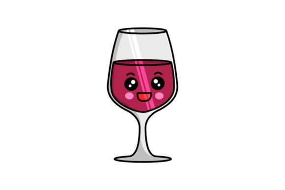 Cute Christmas Character Wine: Seasonal Illustrations for Modern Publishing