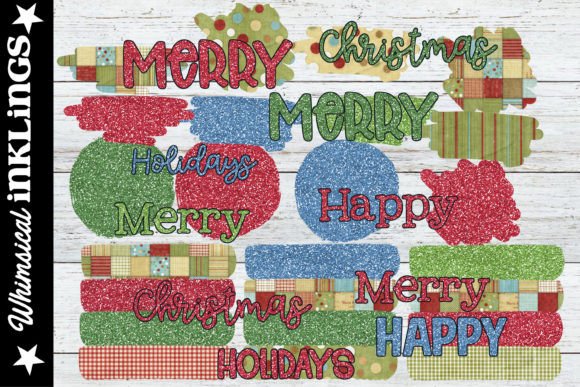 Glittery Christmas Backgrounds: Premium Illustrations for Holiday Campaigns