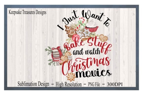 I Just Want to Bake Stuff, Christmas PNG Illustration Review