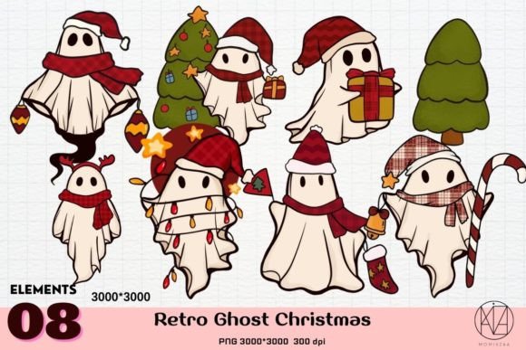 Retro Ghost Christmas PNG Embroidery Review