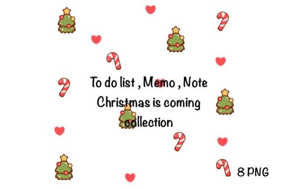 To Do List, Memo, Note, Christmas Illustrations for Local Branding